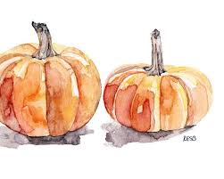 “Watercolor and Graphite” “Fall Pumpkins” Class with Dawn Marie Dillon