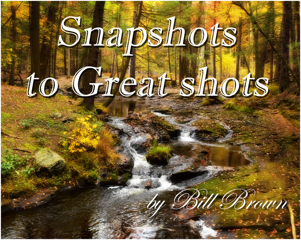 From Snapshots to Great Shots Class with Bill Brown -  July 16 from 10:30 AM - 12:00 PM