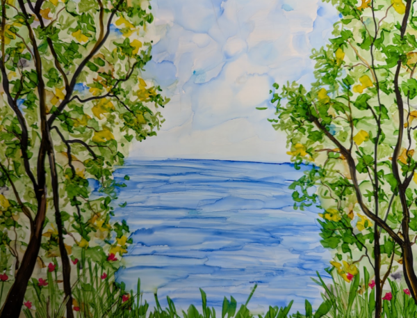 “Abstract Art Using Alcohol Ink Markers with Rosellyn Grohol” - 4/12 from 12:30-2:00