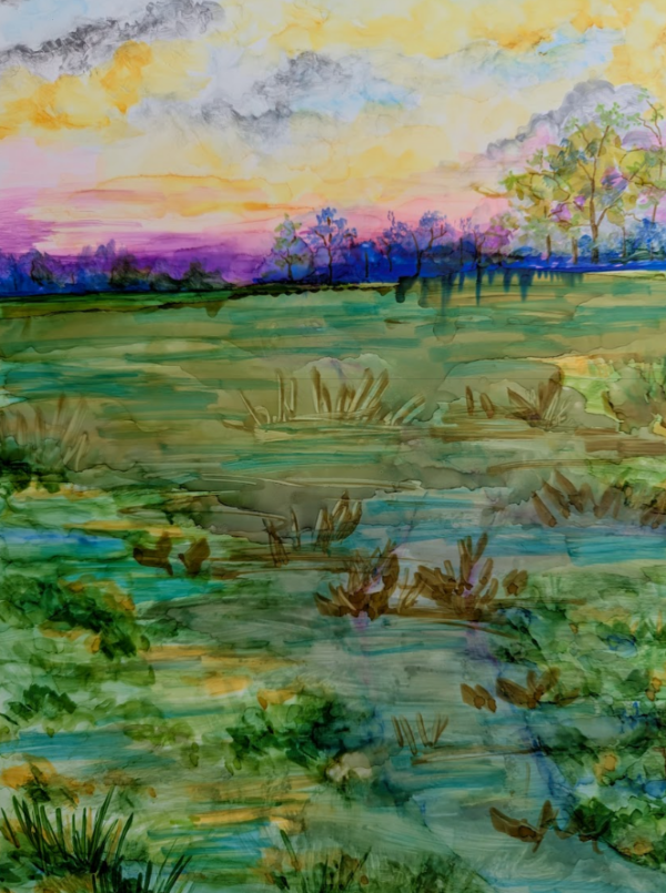 “Abstract Art Using Alcohol Ink Markers with Rosellyn Grohol” - 6-14 from 12:30-2:00