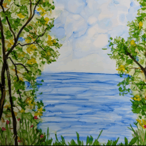 Alcohol Ink Landscapes with Rosellyn Grohol - Sunday 02-22 from 12:30-2:00