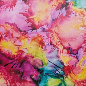 Celestial Bloom - Alcohol Ink